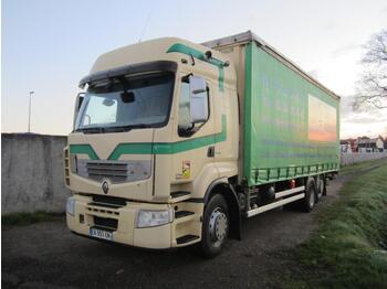 Curtainsider truck RENAULT Premium 370