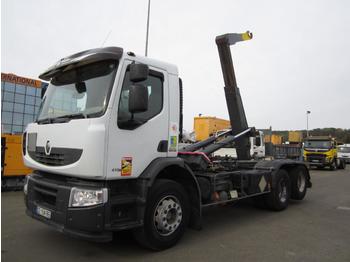 Hook lift truck RENAULT Premium 410