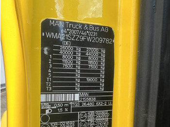 Hook lift truck MAN TGX 26.480 6X2-2 LL TGX 26.480 6X2-2 LL, Intarder, Navi, Liftachse: picture 5