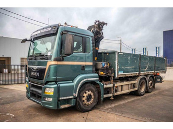 Tipper, Crane truck MAN TGS 26.440 BL + HMF 1520: picture 5