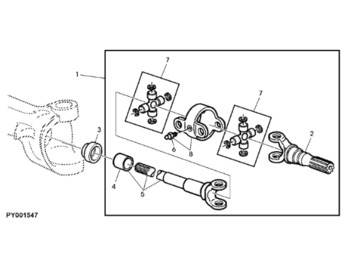 Propeller shaft JOHN DEERE