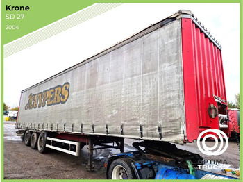 Curtainsider semi-trailer KRONE SD