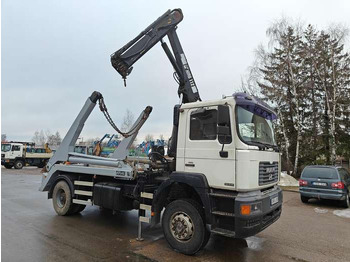 Skip loader truck MAN 19.414