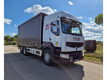 Curtainsider truck RENAULT Premium 460