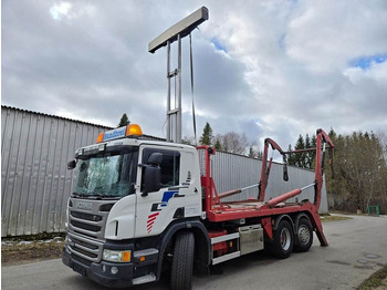 Skip loader truck SCANIA P 400