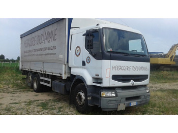 Curtainsider truck RENAULT Premium 420