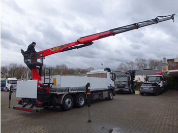 Crane truck, Dropside/ Flatbed truck Mercedes-Benz 2648 Baustoffpritsche + PK 23001 TEC3 Kran: picture 3