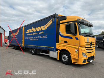 Curtainsider truck Mercedes-Benz Actros 1842*Jumbo*48m³* solo: picture 3