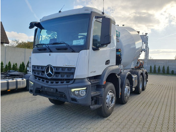 New Concrete mixer truck MERCEDES-BENZ Arocs 3740 8x4 Betonmischer IMER ORU LT105 H 10m: picture 2