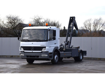 Hook lift truck Mercedes-Benz ATEGO 1218 * Abrollkipper * Top Zustand!: picture 2