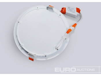 Construction equipment Unused 40 xLED Panel Recessed 18W - LED SMD - Round - 6500K (daylight).- 1440 Lumens - AC220-240V - IP20 - Life: 30,000 hours - Driver included - Dimensions: 220mm x 20mm - Mounting diameter: 200mm -: picture 2