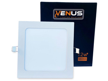 Construction equipment Unused 80 x LED Panel Recessed 12W - LED SMD - square 3000K (warm white) - 960 Lumens - AC220-240V - Lifetime: 30,000 hours - Driver included- Dimensions: 170mm x 28mm - Mounting diameter: 140mm - Bea: picture 3