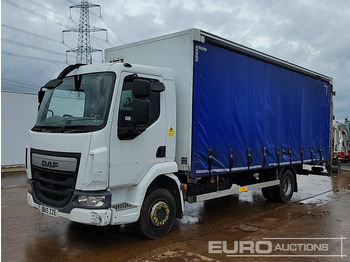 Curtainsider truck DAF LF 180