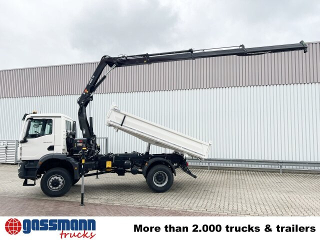 Tipper, Crane truck MAN TGM 18.320 4x4 BB CH mit Kran Hiab X-Hiduo: picture 13