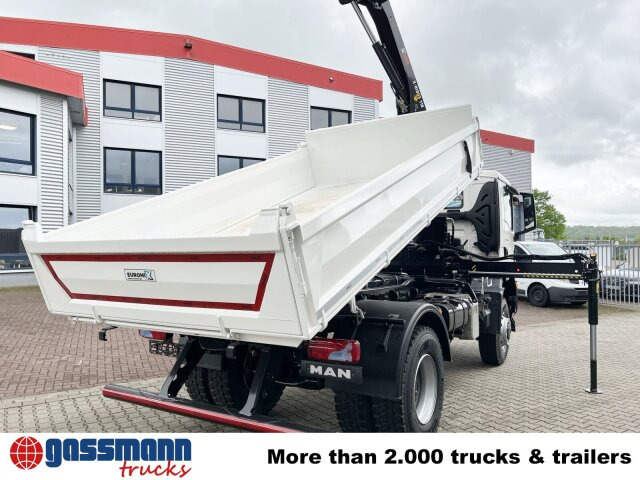 Tipper, Crane truck MAN TGM 18.320 4x4 BB CH mit Kran Hiab X-Hiduo: picture 10