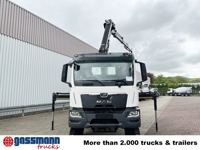 Tipper, Crane truck MAN TGM 18.320 4x4 BB CH mit Kran Hiab X-Hiduo: picture 8