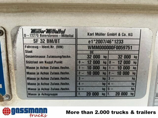 Concrete mixer semi-trailer MÜLLER MITTELTAL SF32, Liebherr Betonmischer: picture 9