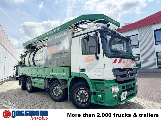 Road sweeper Mercedes-Benz Actros 3244 L 8x2/6, Assmann Saug- und: picture 8