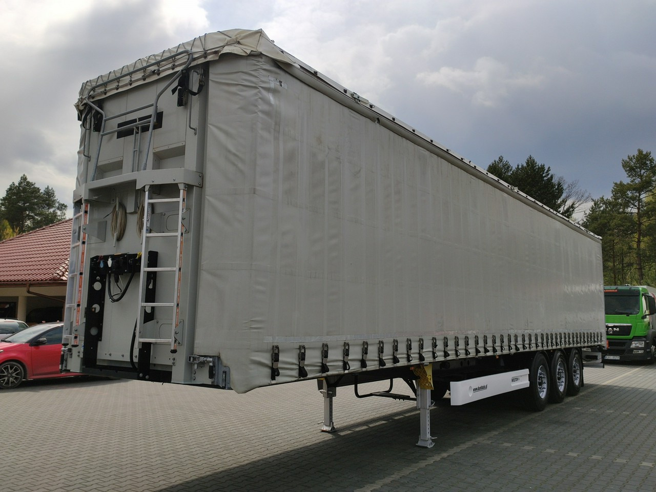 Curtainsider semi-trailer Wielton Standard na osiach SAF LIBNER DO PALET, ZRĄBKI, TROCIN: picture 6