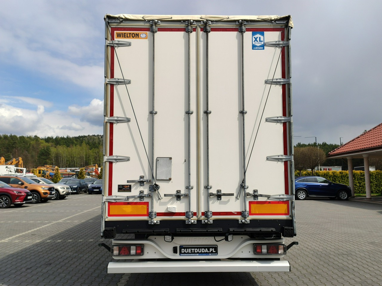 Curtainsider semi-trailer Wielton Standard na osiach SAF LIBNER DO PALET, ZRĄBKI, TROCIN: picture 10