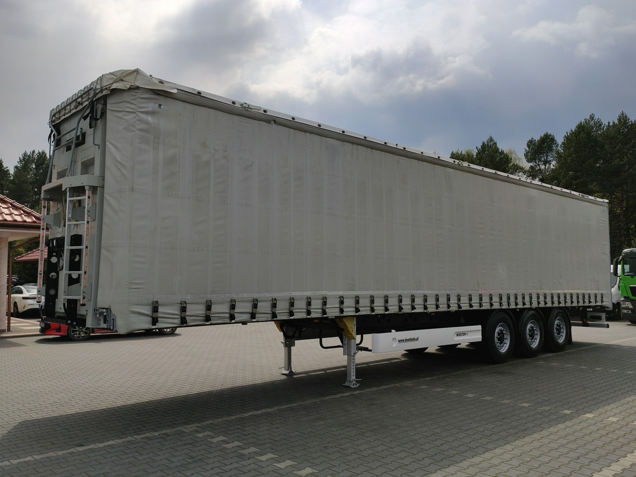 Curtainsider semi-trailer Wielton Standard na osiach SAF LIBNER DO PALET, ZRĄBKI, TROCIN: picture 7