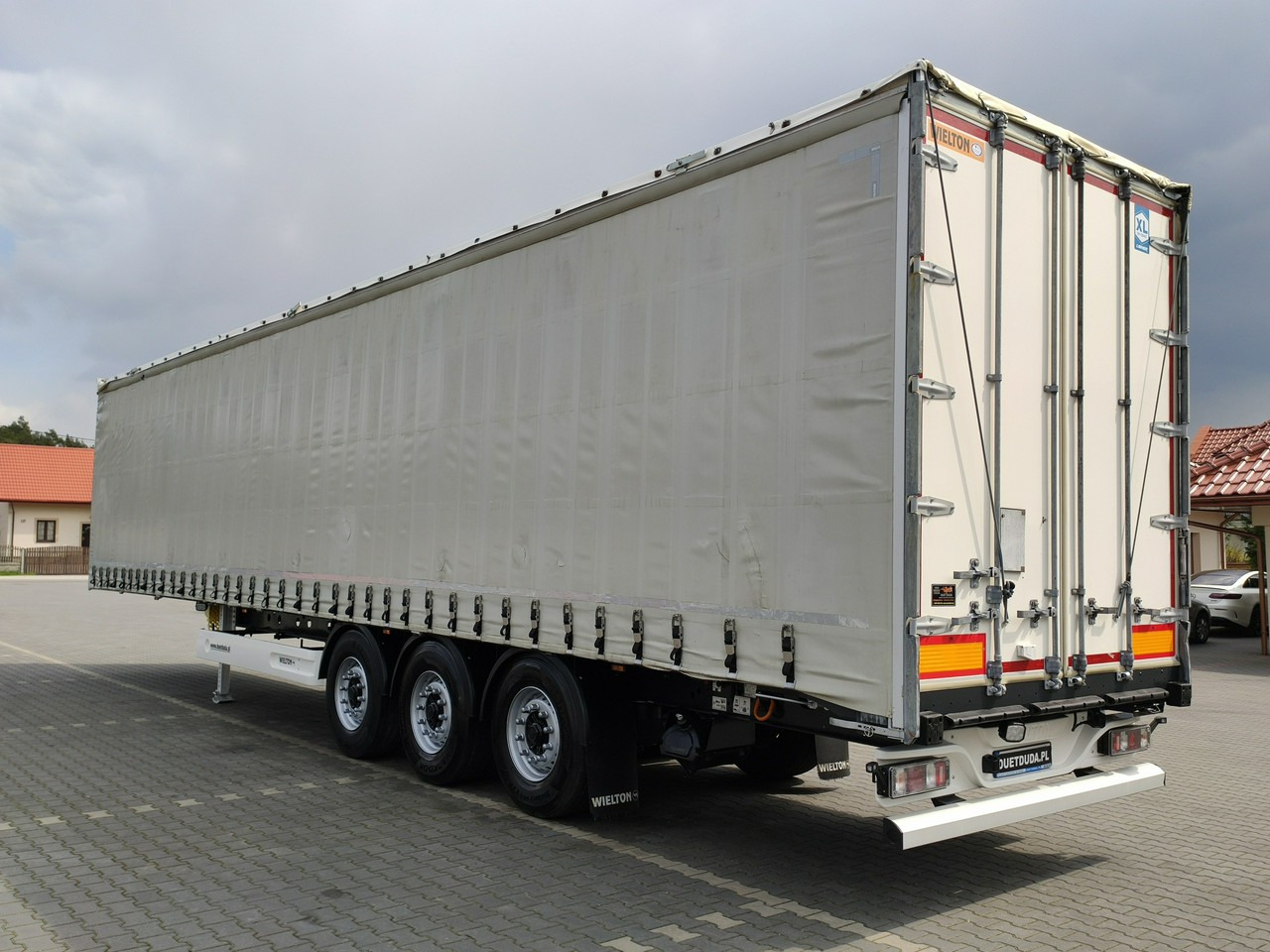 Curtainsider semi-trailer Wielton Standard na osiach SAF LIBNER DO PALET, ZRĄBKI, TROCIN: picture 8