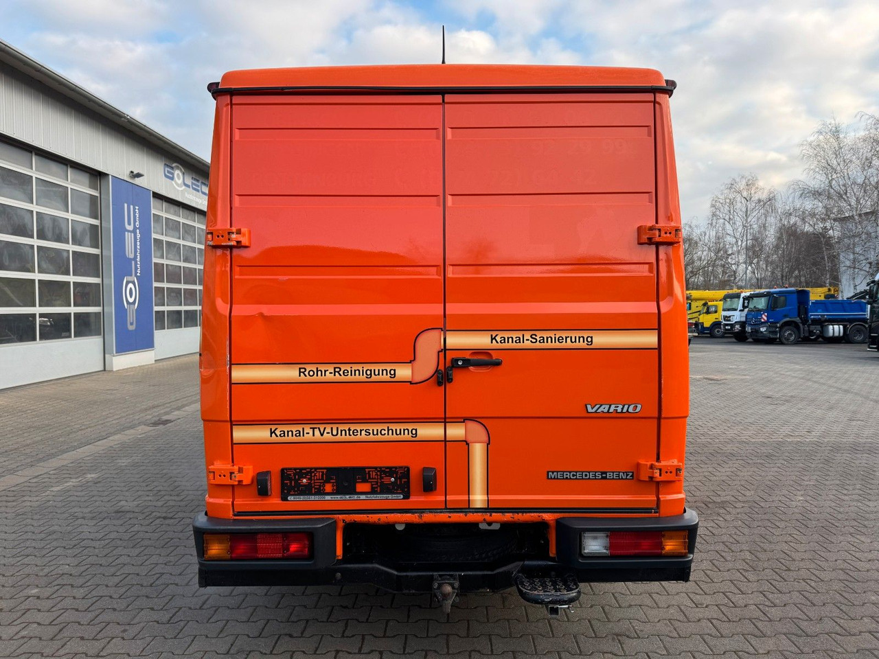 New Vacuum truck Mercedes-Benz Vario 818D Kanalreiniger Rockstroh Drain Jet 100: picture 6