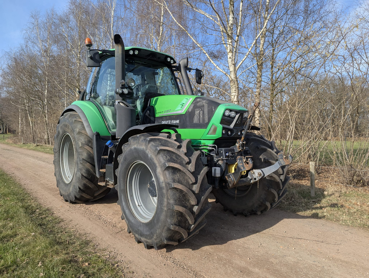 Farm tractor Deutz Fahr 6180 TTV font hef en frontaftakas: picture 10