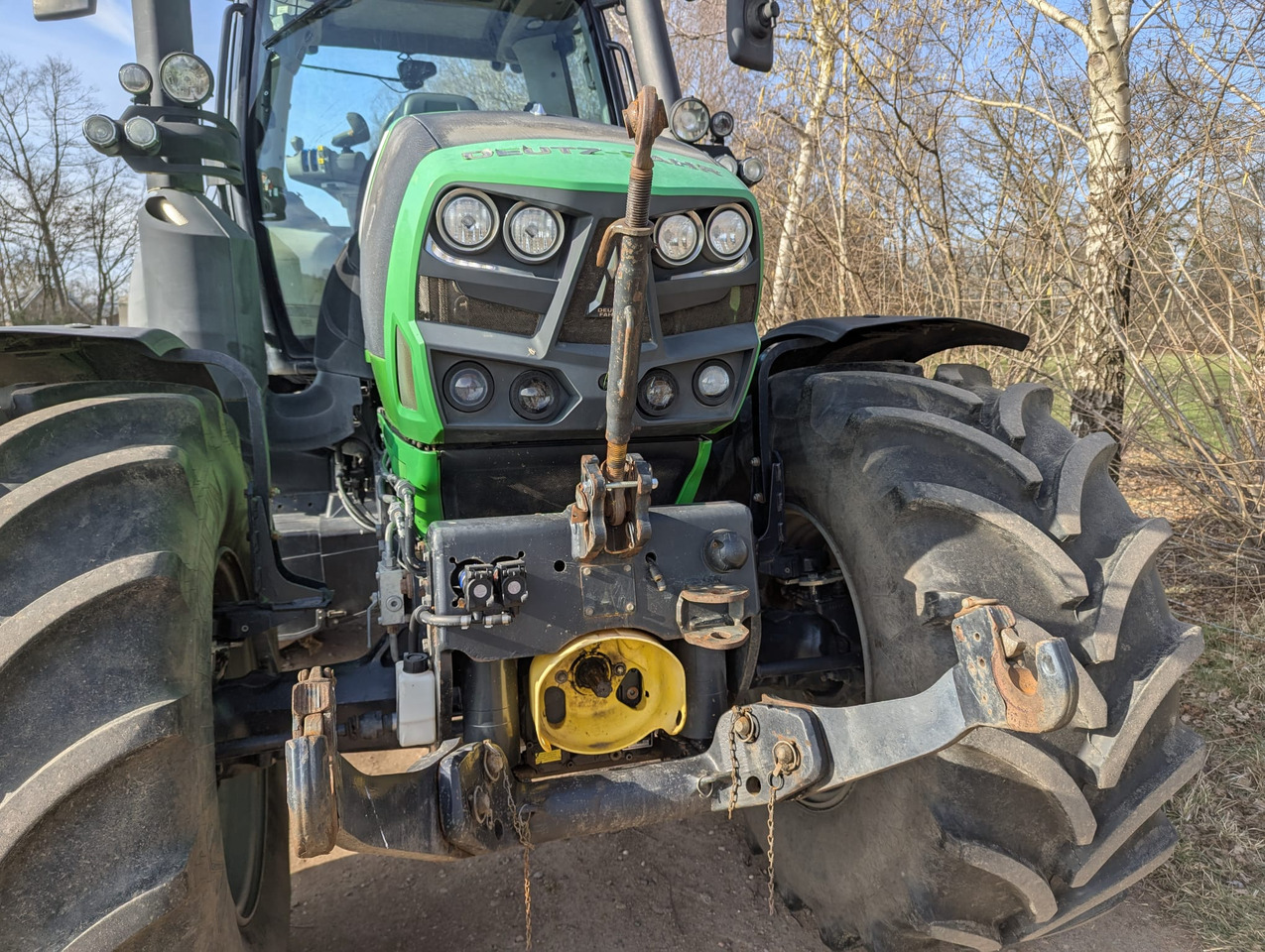 Farm tractor Deutz Fahr 6180 TTV font hef en frontaftakas: picture 9