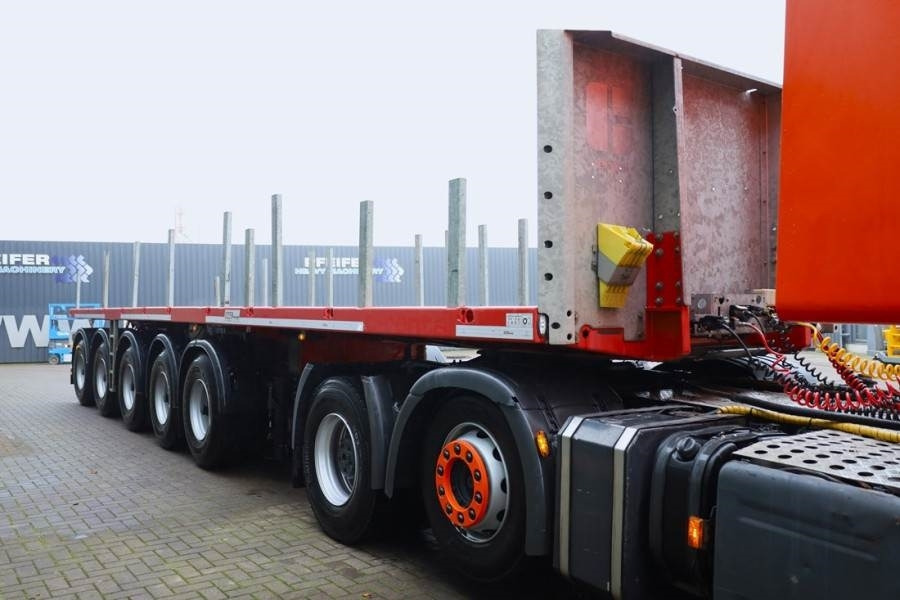 Dropside/ Flatbed semi-trailer Faymonville MAX410 The MAX410 with hydro-mechanical" steering: picture 8