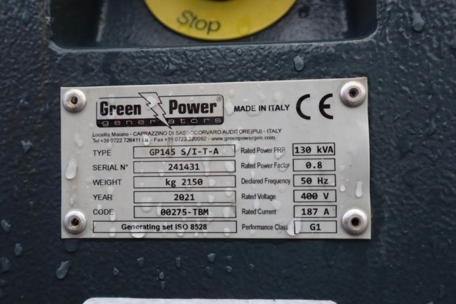 Generator set Green Power GP 145 S/I-T-A Diesel, Three-phase power 143 KVA,: picture 6