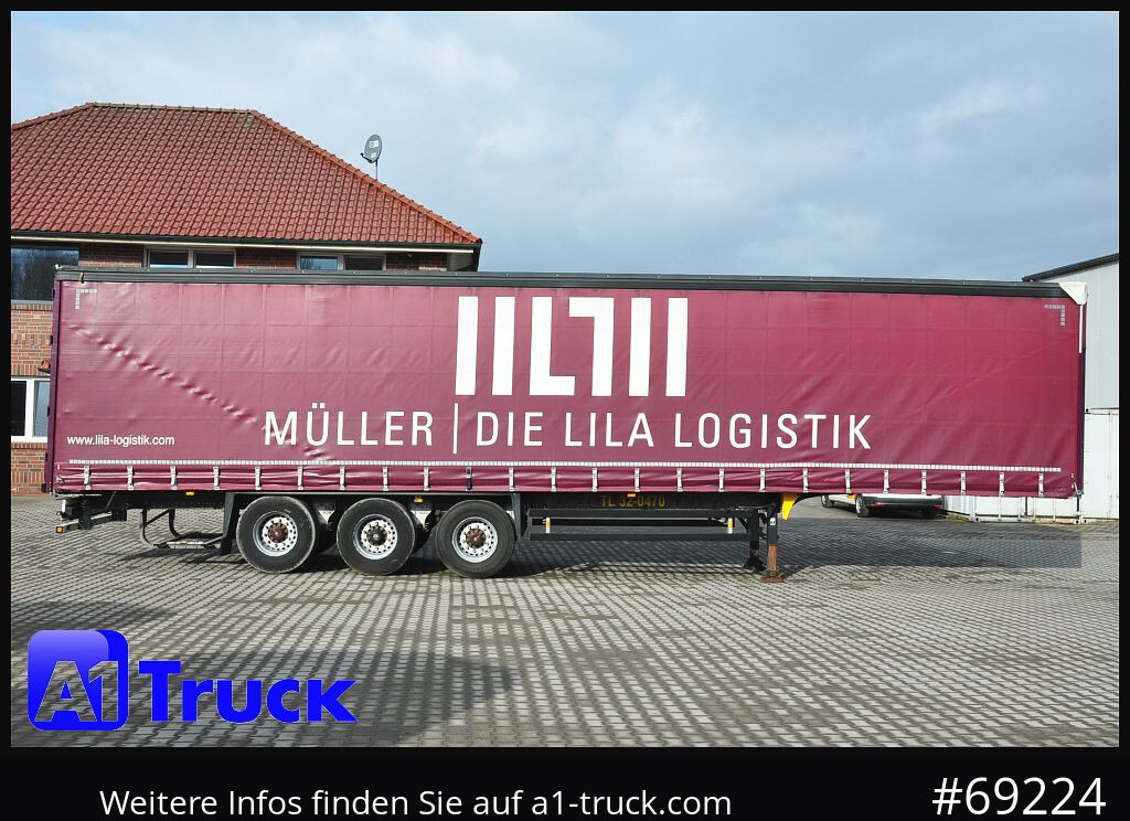 Curtainsider semi-trailer SCHMITZ S01, Code XL, verzinkt, VDI 2700, original 23.265km: picture 9