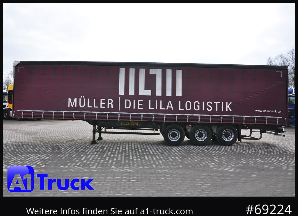 Curtainsider semi-trailer SCHMITZ S01, Code XL, verzinkt, VDI 2700, original 23.265km: picture 13