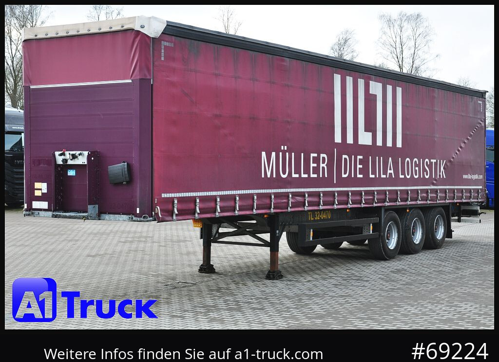 Curtainsider semi-trailer SCHMITZ S01, Code XL, verzinkt, VDI 2700, original 23.265km: picture 14