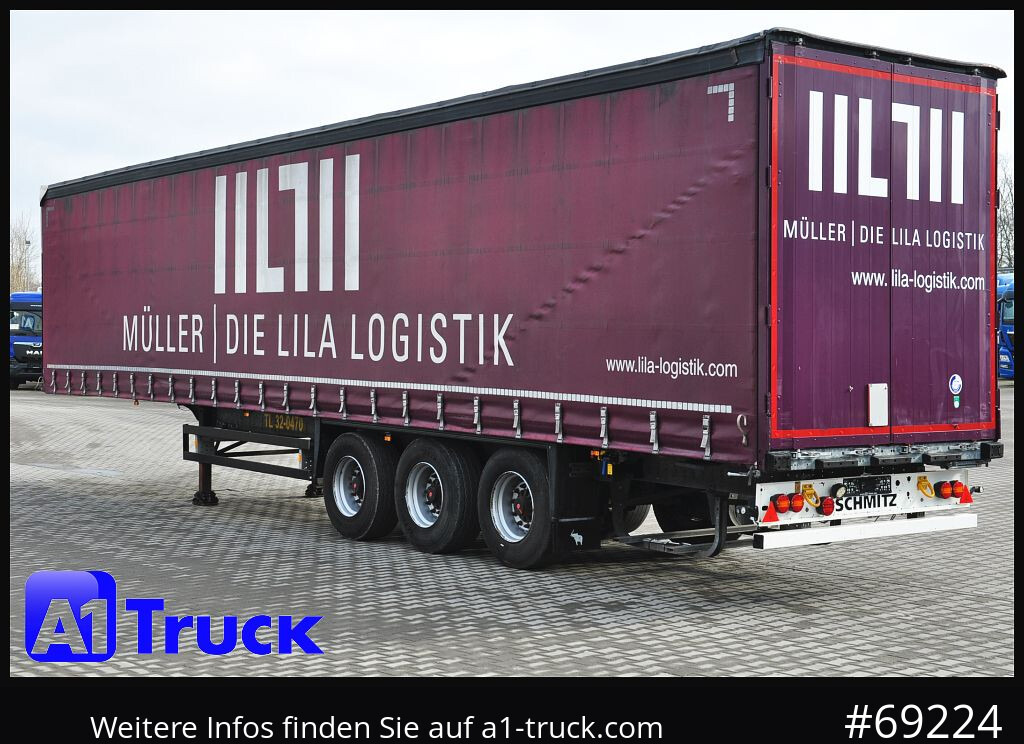 Curtainsider semi-trailer SCHMITZ S01, Code XL, verzinkt, VDI 2700, original 23.265km: picture 12