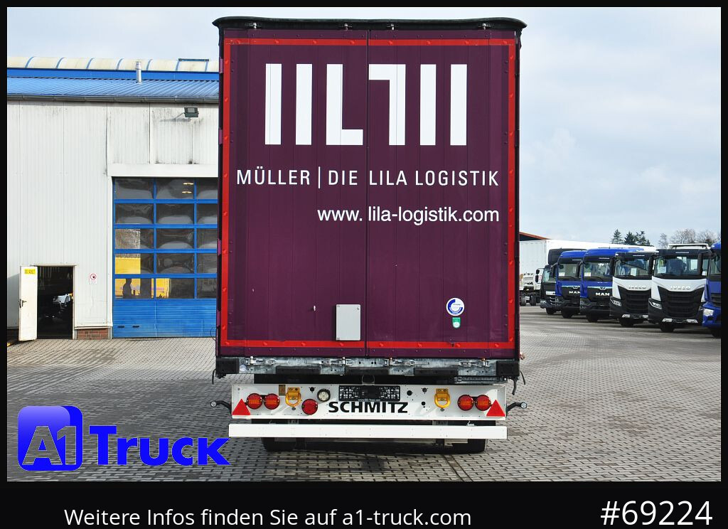 Curtainsider semi-trailer SCHMITZ S01, Code XL, verzinkt, VDI 2700, original 23.265km: picture 11