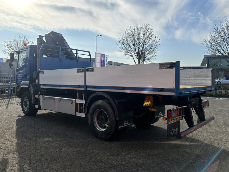 Crane truck MAN TGM 18-290 4x4 Kraan met Open laadbak HMF Kraan 13 T: picture 13