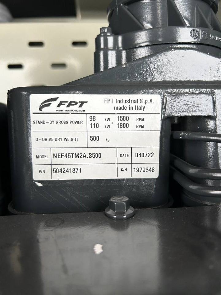 New Generator set Iveco NEF45TM2A - 110 kVA Generator - DPX-19791: picture 6