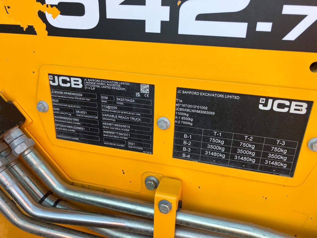 New Telescopic handler JCB 542.70 Agri Xtra: picture 20