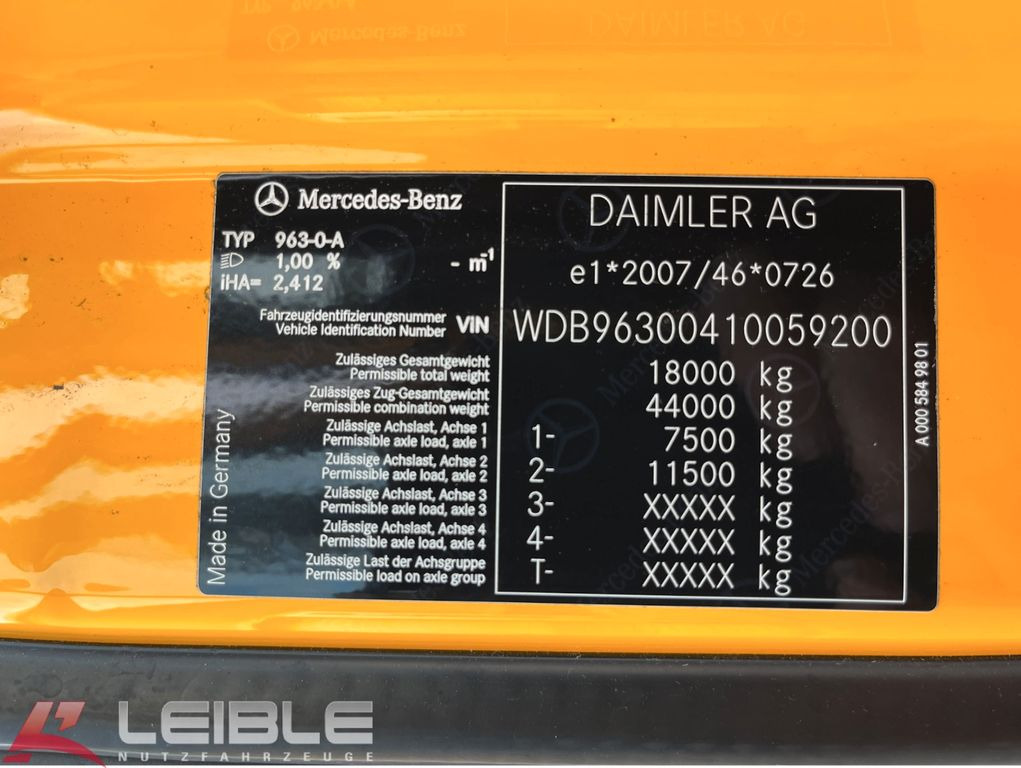 Curtainsider truck Mercedes-Benz Actros 1842 H&W Festaufbau*Jumbo*: picture 24