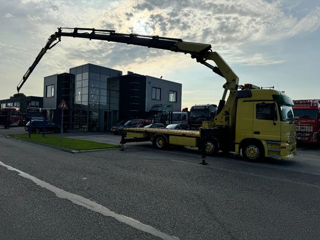 Dropside/ Flatbed truck, Crane truck Mercedes-Benz Actros 6X2 PALFINGER + FLY JIB + REMOTE CONTROL: picture 6