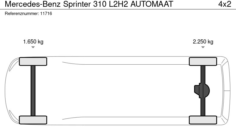 Panel van Mercedes-Benz Sprinter 310 L2H2 AUTOMAAT: picture 18