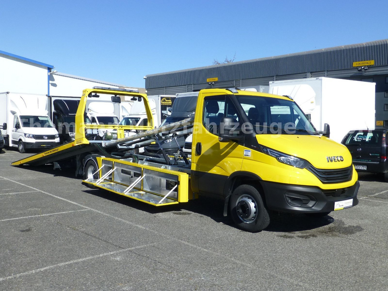 New Tow truck Iveco DAILY 72C18 Schiebeplateu Luftfed Navi: picture 16